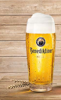 Benediktiner Hell oder Weiss-Bier 30 L Fass Keg-Verschluss
