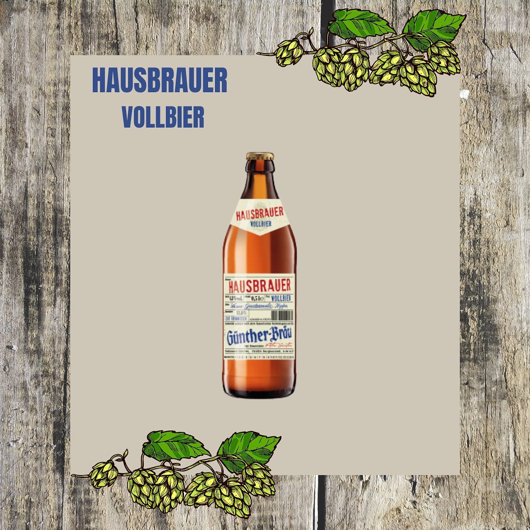 Günther-Bräu Hausbrauer Vollbier 4,8%vol. 20×0,5L