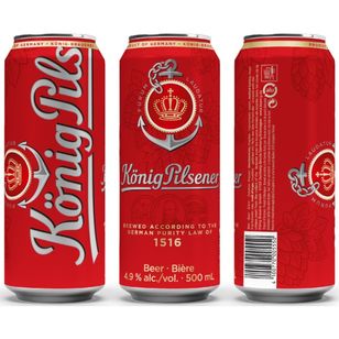 König Pilsener 0,5l Dose 4,9%Vol.