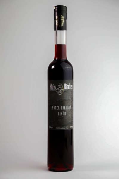Alois Kirchen Roter Traubenlikör Flasche
