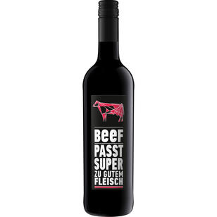 Beef Passt Super zu gutem Fleisch Cabernet Sauvignon Rotwein Trocken 13%vol 0,75