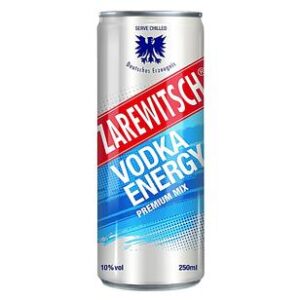 Zarewitsch Energy+Vodka 10% Dose