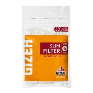 Gizeh Slim Filtr 6mm 120er Pack