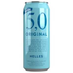 Original 5.0 Helles 4,7%Vol. Dose 0,5L