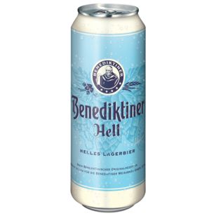 Benediktiner Hell 0,5L Dose 5,0%Vol.