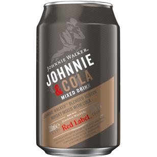 Johnnie Walker & Cola 10%vol. Dose