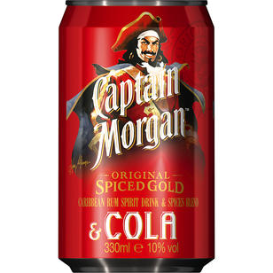 Captain Morgan & Cola 10% Dose