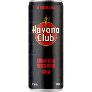 Havana Club mit Cola 10%Vol. 0,33l Dose