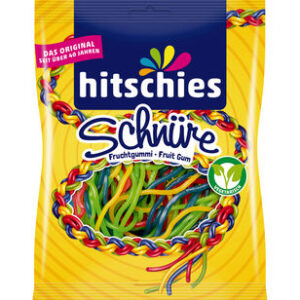 Hitschler Bunte Schnüre Fruchtgummi 125g Beutel
