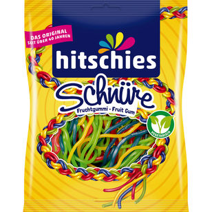 Hitschler Bunte Schnüre Fruchtgummi 125g Beutel