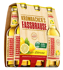 Krombacher Fassbrause Zitrone 6×0,33L