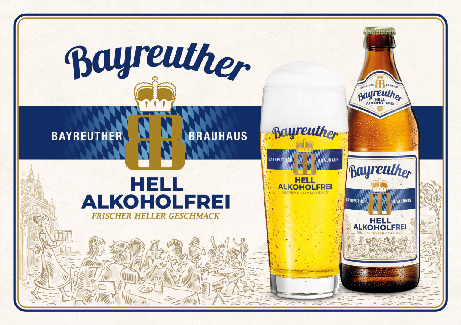 Bayreuther Hell Alkoholfei  20×0,5L