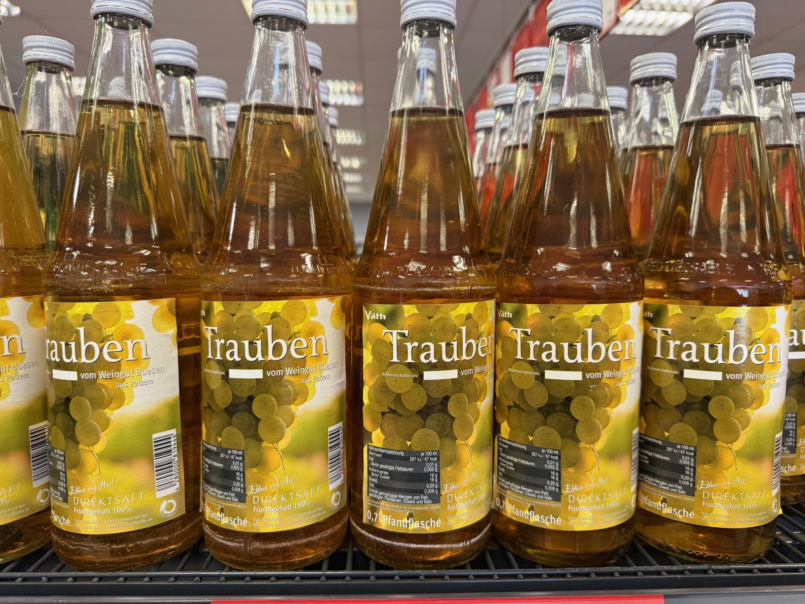 Väth Trauben-Direktsaft 100 % Weiß 0,7L  Direkt vom Mosel-Winzer