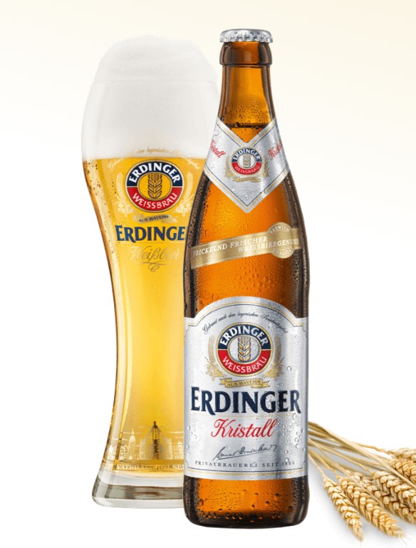 Erdinger Kristall Weissbier 5,3%Vol. 20×0,5L