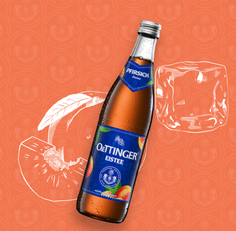 Oettinger OeTea Eistee-Pfirsich