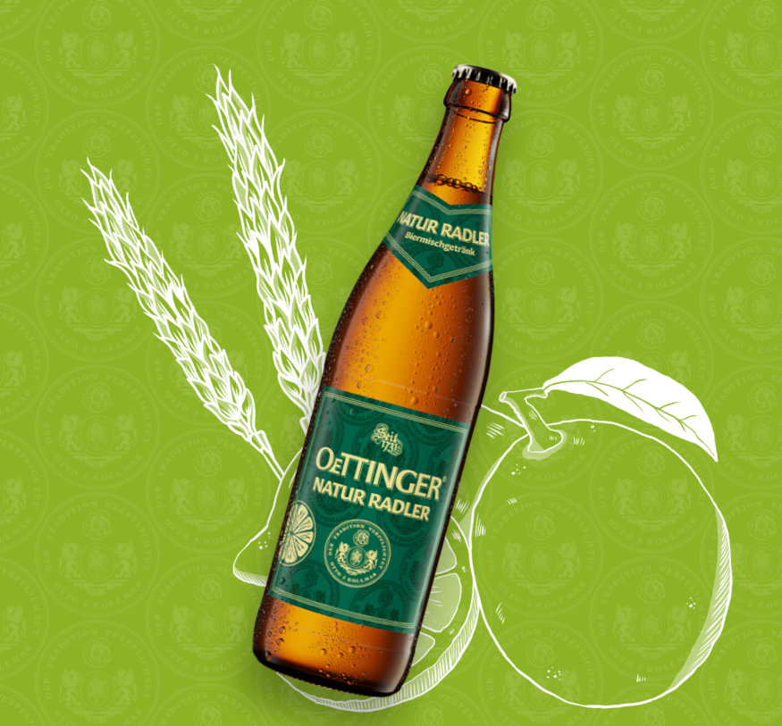 Oetinger Naturradler 2,5%Vol. 20×0,5L