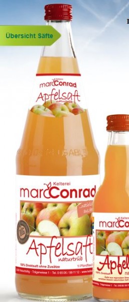 Conrad Apfelsaft Trüb