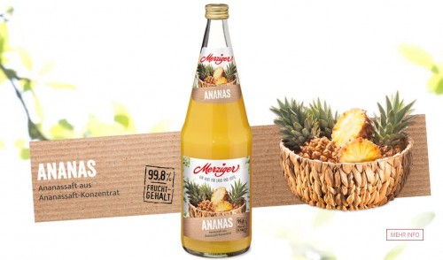 Merziger Ananassaft