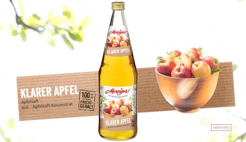 Merziger Apfelsaft Klar