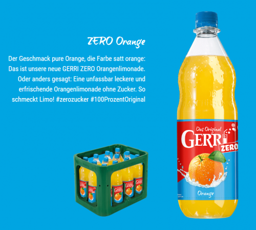 Gerri Orange Zero Zuckerfrei