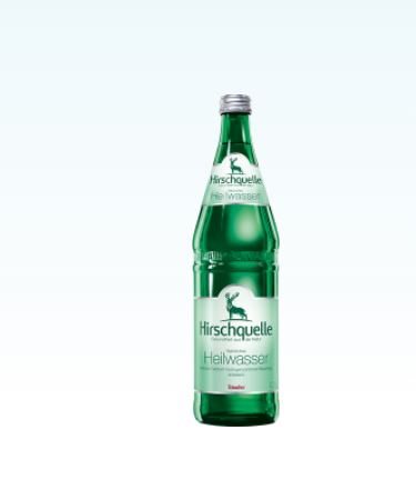 Hirschquelle  Natürliches Heilwasser  9×0,75L