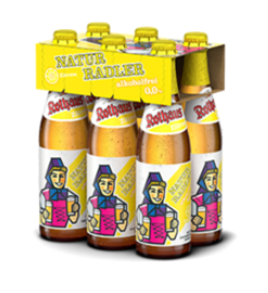 Rothaus Bräu Natur Radler 00 Alkoholfrei 6×0,33L