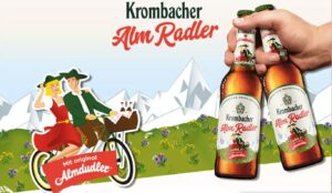 Krombacher Alm Radler mit Original Almdudler 2,0%Vol. 6×0,33L