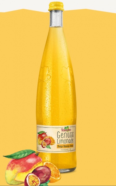 Teinacher Genuss Limonade Mango Maracuja Orange 12 x 0,7L