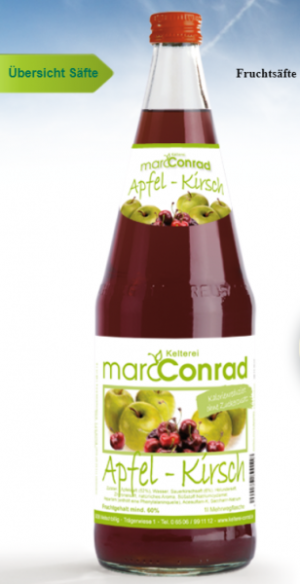 Conrad Apfel Kirsche Saft