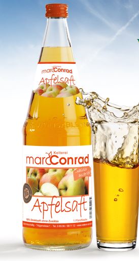 Conrad Apfelsaft Klar Direktsaft 100%