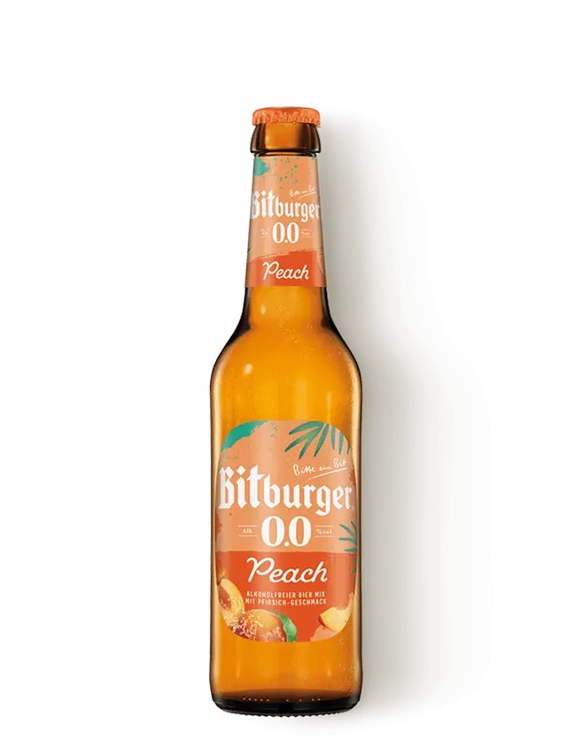Bitburger Peach Alkoholfrei 6×0,33L