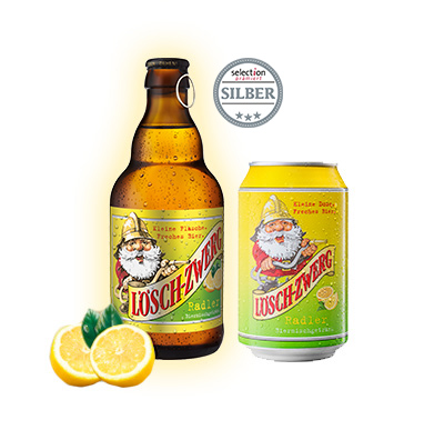 Lösch-Zwerg Naturtrüb Radler 2,6%vol 20×0,33L