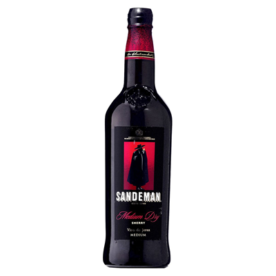 Sandeman Medium Dry Sherry 15 % Vol. 0,75 l Flasche