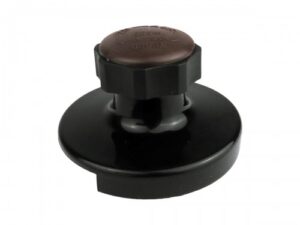 Keg-Entlüfter Fassentlüfter für Flach und Kombi Fitting schwarz aus Kunststoff