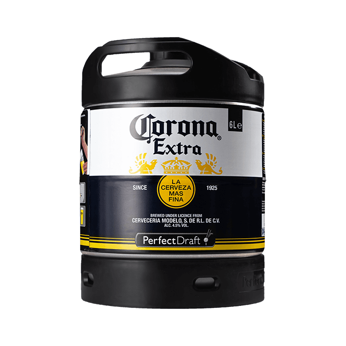 Corona Extra Perfect Draft 4,5%Vol. 6L Fass