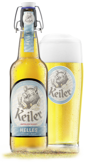 Keiler Helles 5,1%Vol. Bügelflasche 20×0,5L