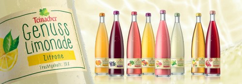 Teinacher Genuss-Limonade Johannisbeer-Holunder 12X0,33L