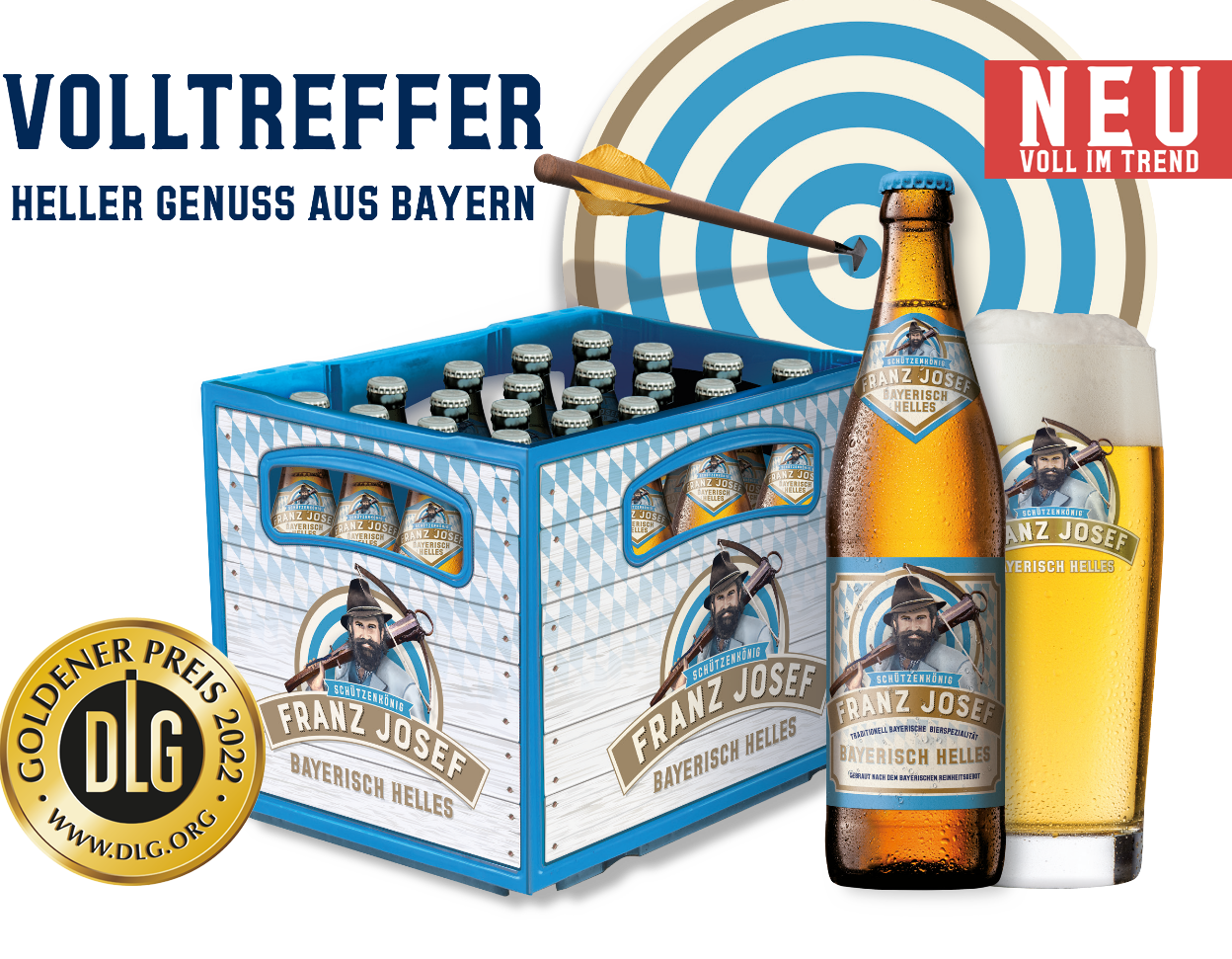 Schützenkönig Franz Josef Bayrisch Helles 5,1%vol 20×0,5L